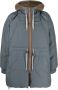 Sacai Gewatteerde jas Blauw - Thumbnail 1