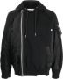 Sacai Hoodie met rits Zwart - Thumbnail 1