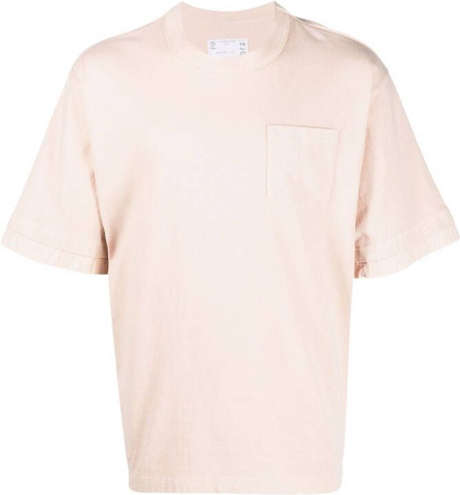 Sacai Katoenen T-shirt Roze