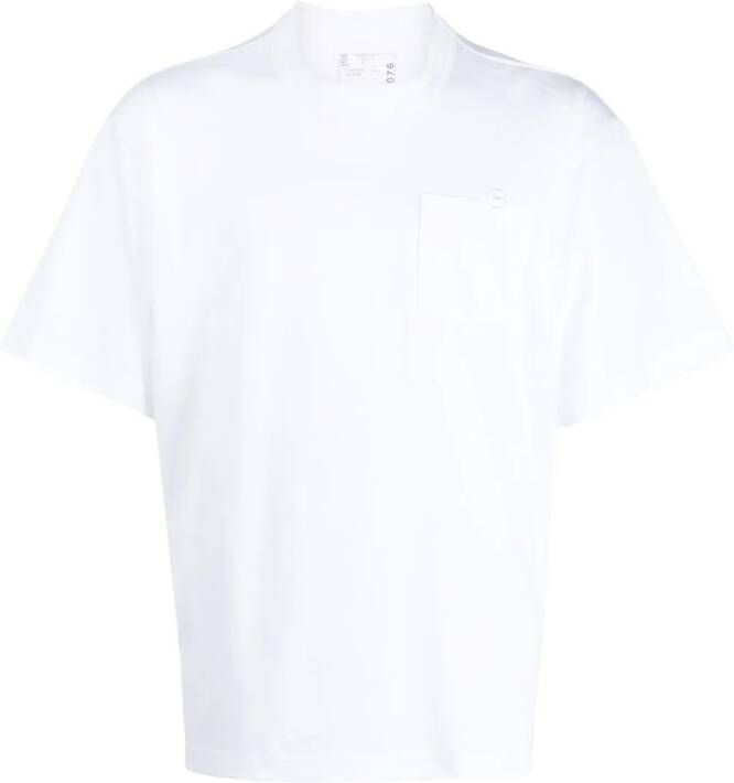 Sacai Katoenen T-shirt Wit