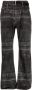 Sacai Jeans met logopatroon Zwart - Thumbnail 1