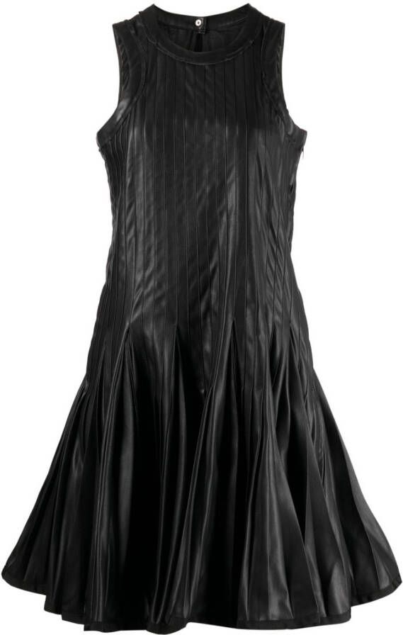 Sacai Mouwloze jurk Zwart