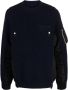 Sacai Trui met vlakken Blauw - Thumbnail 1