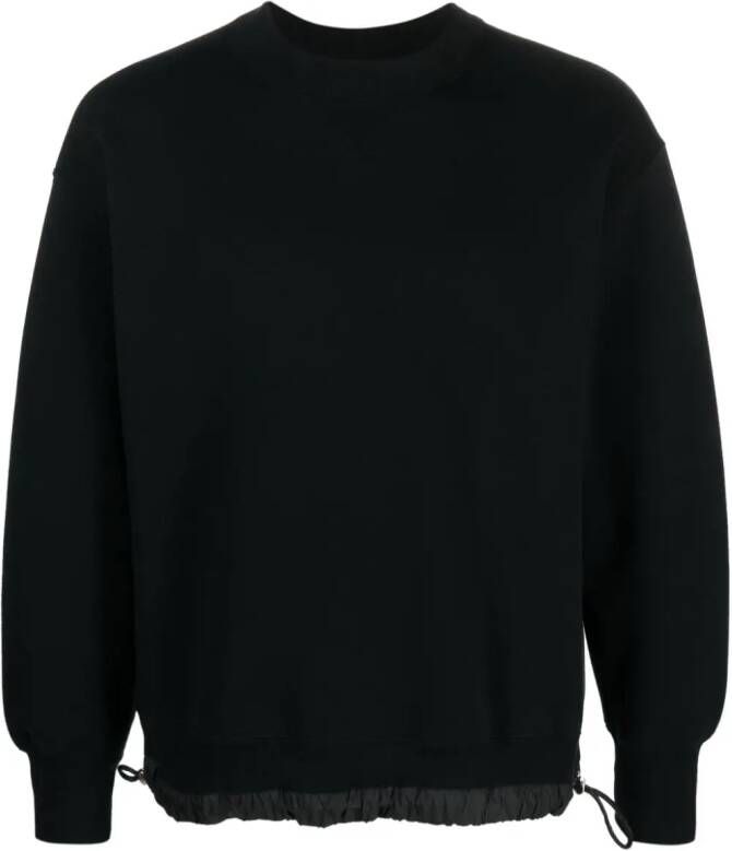 Sacai Sweater met ronde hals Zwart