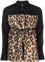 Sacai Shirt met luipaardprint Zwart - Thumbnail 1