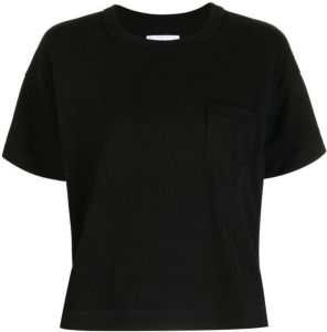 Sacai Katoenen T-shirt Zwart