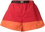 Sacai Shorts met colourblocking Rood - Thumbnail 1
