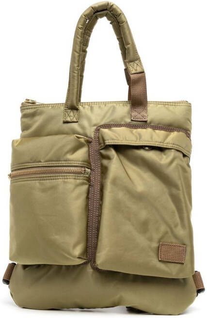 Sacai Cargo rugzak Groen