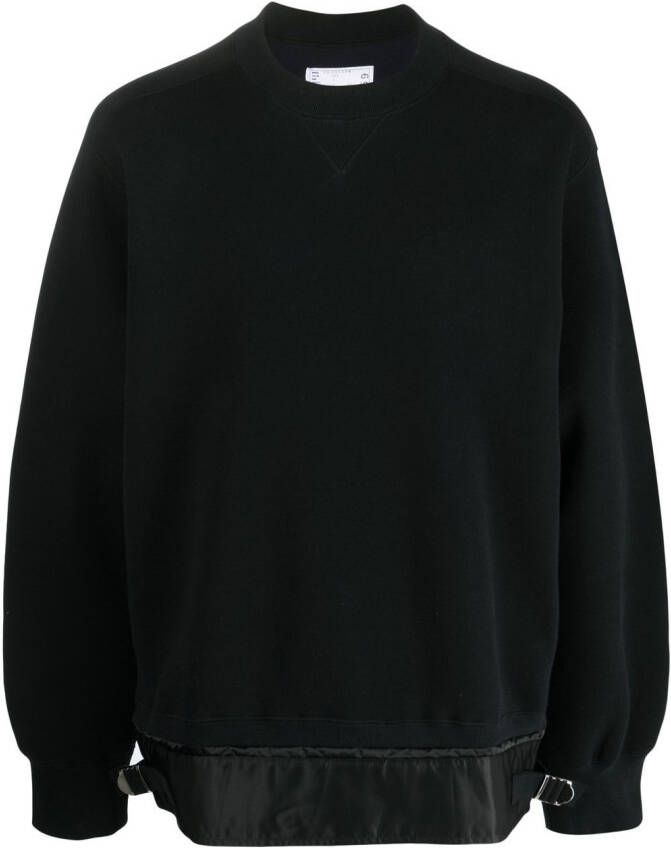 Sacai Sweater met ronde hals Zwart