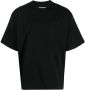 Sacai T-shirt met geborduurd logo Zwart - Thumbnail 1