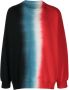 Sacai Sweater met tie-dye print Zwart - Thumbnail 1
