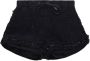 Sacai Tweed shorts Zwart - Thumbnail 1