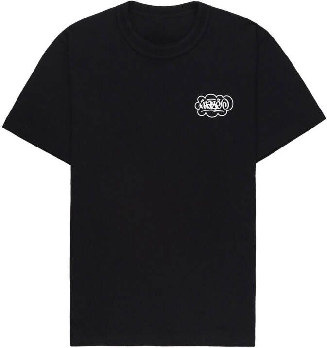 Sacai x Eric Haze T-shirt met print Zwart