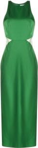 Sachin & Babi Midi-jurk met vlak van kant Groen