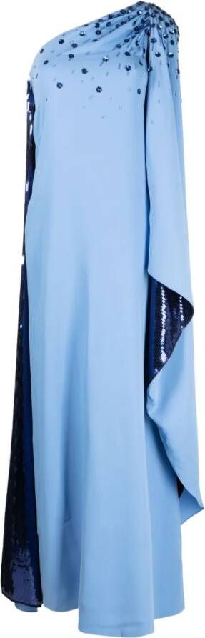 Sachin & Babi Leila jurk verfraaid met kristallen Blauw