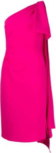 Sachin & Babi Midi-jurk met gedrapeerd detail Roze