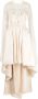 Saiid Kobeisy Asymmetrische maxi-jurk Beige - Thumbnail 1