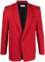 Saint Laurent Blazer met enkele rij knopen Rood - Thumbnail 1