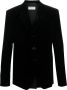 Saint Laurent Fluwelen blazer Zwart - Thumbnail 1