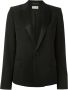 Saint Laurent Blazer met enkele rij knopen Zwart - Thumbnail 1