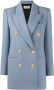 Saint Laurent Blazerjack met dubbele rij knopen Blauw - Thumbnail 1