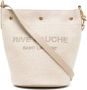 Saint Laurent Bucket-tas met geborduurd logo Bruin - Thumbnail 1