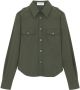 Saint Laurent Button-up blouse Groen - Thumbnail 1