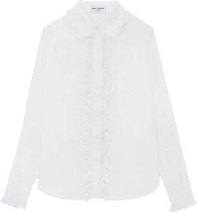 Saint Laurent Button-up blouse Wit