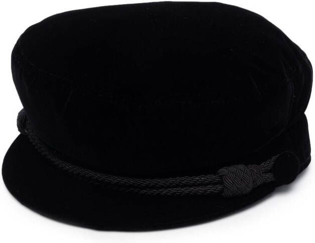 Saint Laurent Fluwelen hoed Zwart
