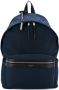 Saint Laurent classic zipped backpack Blauw - Thumbnail 1