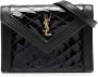 Saint Laurent Clutch met logoplakkaat Zwart - Thumbnail 1