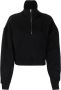 Saint Laurent Cropped sweater Zwart - Thumbnail 1