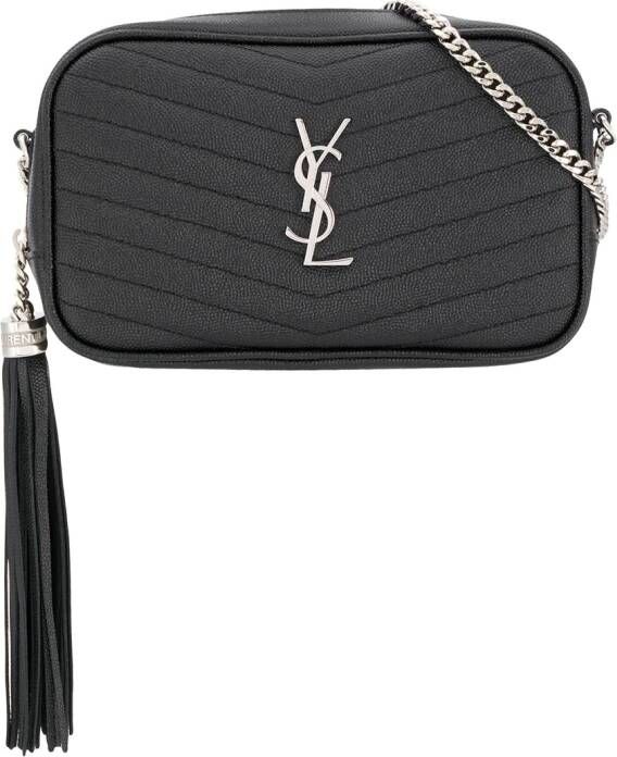 Saint Laurent Crossbodytas met monogram Zwart