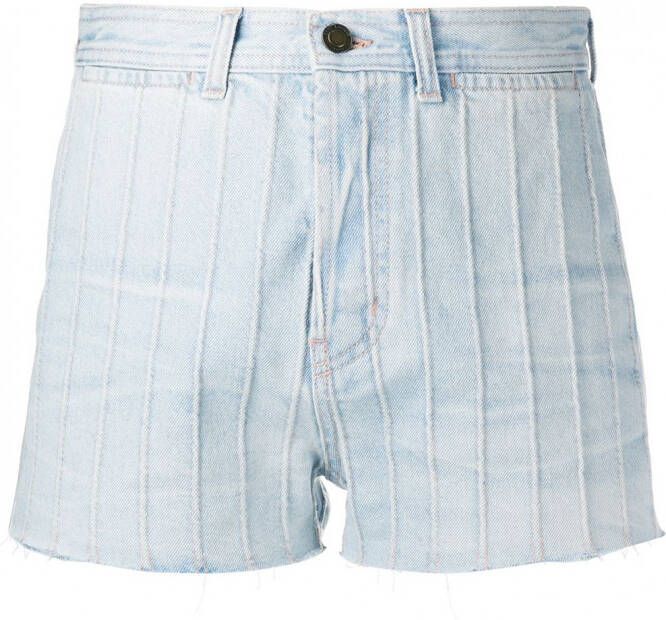 Saint Laurent Denim shorts Blauw