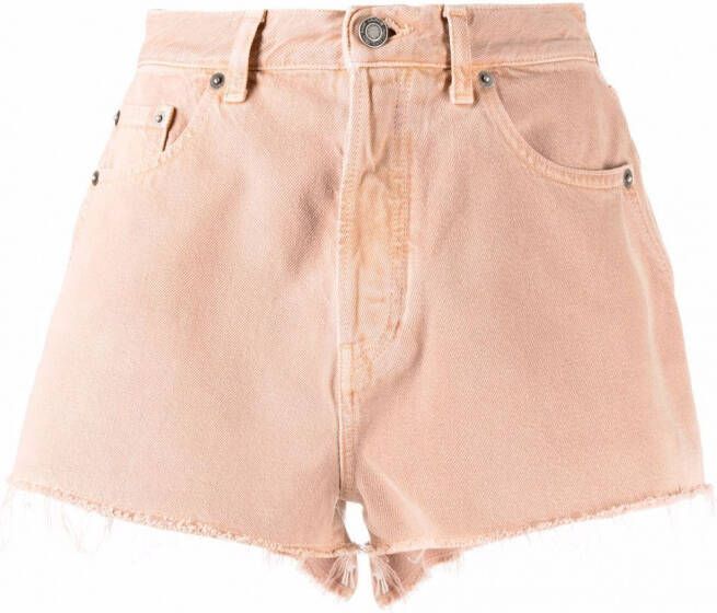 Saint Laurent Denim shorts Roze