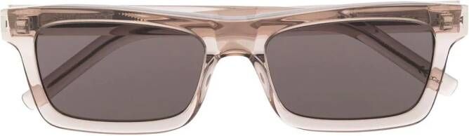 Saint Laurent Eyewear Betty zonnebril met vierkant montuur Bruin
