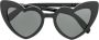 Saint Laurent Eyewear heart frame sunglasses Zwart - Thumbnail 1