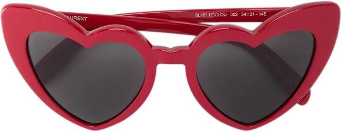 Saint Laurent Eyewear heart shaped sunglasses Rood