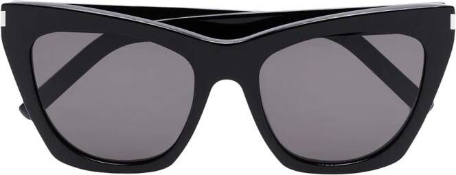Saint Laurent Eyewear Kate zonnebril met D montuur Zwart