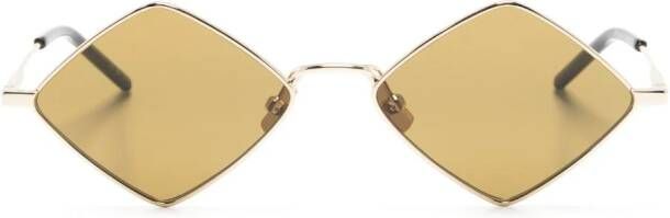 Saint Laurent Eyewear Lisa zonnebril met diamanten montuur Goud