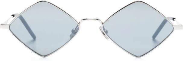 Saint Laurent Eyewear Lisa zonnebril met diamanten montuur Zilver