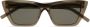 Saint Laurent Eyewear Mica zonnebril met cat-eye montuur Bruin - Thumbnail 1