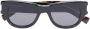 Saint Laurent Eyewear Naked Wire Core zonnebril met cat-eye montuur Bruin - Thumbnail 1