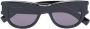 Saint Laurent Eyewear Naked Wire Core zonnebrilmet cat-eye montuur Zwart - Thumbnail 1