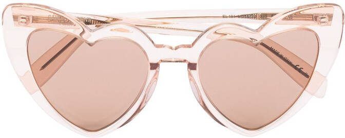 Saint Laurent Eyewear New Wave SL181 Loulou zonnebril Beige