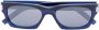 Saint Laurent Eyewear Zonnebril met rechthoekig montuur Blauw - Thumbnail 1
