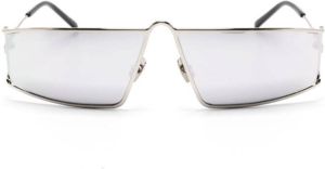 Saint Laurent Eyewear Metallic zonnebril Zilver