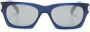 Saint Laurent Eyewear SL 402 zonnebril met vierkant montuur Blauw - Thumbnail 1