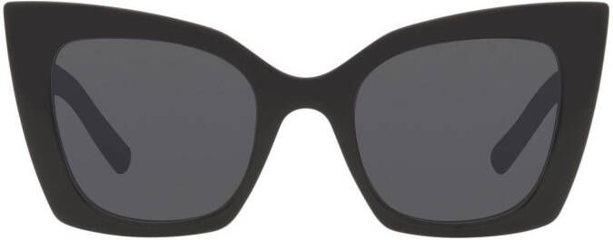Saint Laurent Eyewear SL 552 zonnebril met cat-eye montuur Zwart