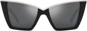 Saint Laurent Eyewear SL 570 zonnebril met cat-eye montuur Zwart